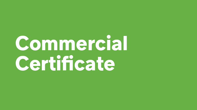 Commercial-Certificate
