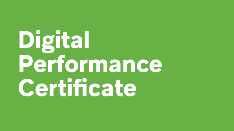 Digital-Performance-Certificate