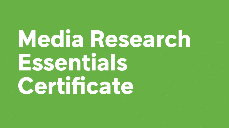 Media-Research-Essentials-Certificate