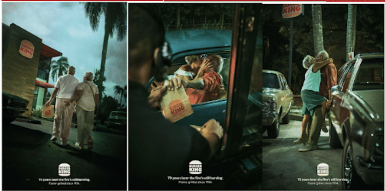 Advertising streaking